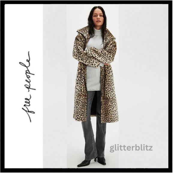 Free People Jackets & Blazers - FREE PEOPLE Lana Leopard Duster 🐆  Medium